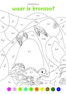 Rekenplaat_brontoo waar is brontor rekenplaat gratis optellen en aftrekken tot en met tien