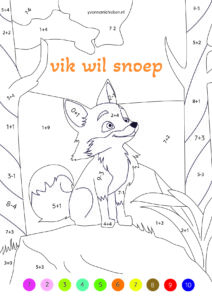 Rekenplaat_vik wil snoep rekenplaat via wil snoep optellen en aftrekken tot en met tien gratis