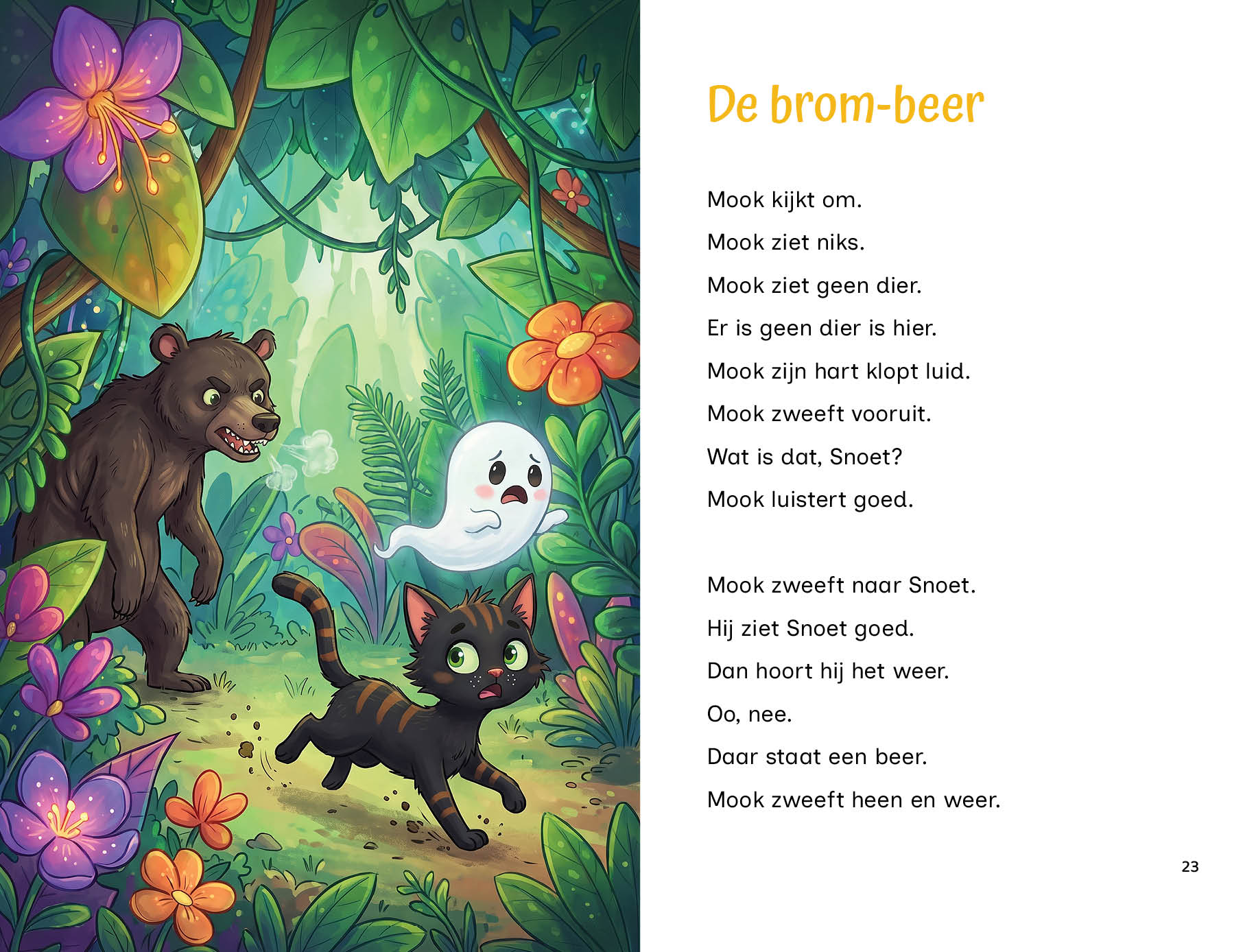 Snoet en het spook - avontuurlijke boekjes voor eerste lezers en kinderen met dyslexie. E3
