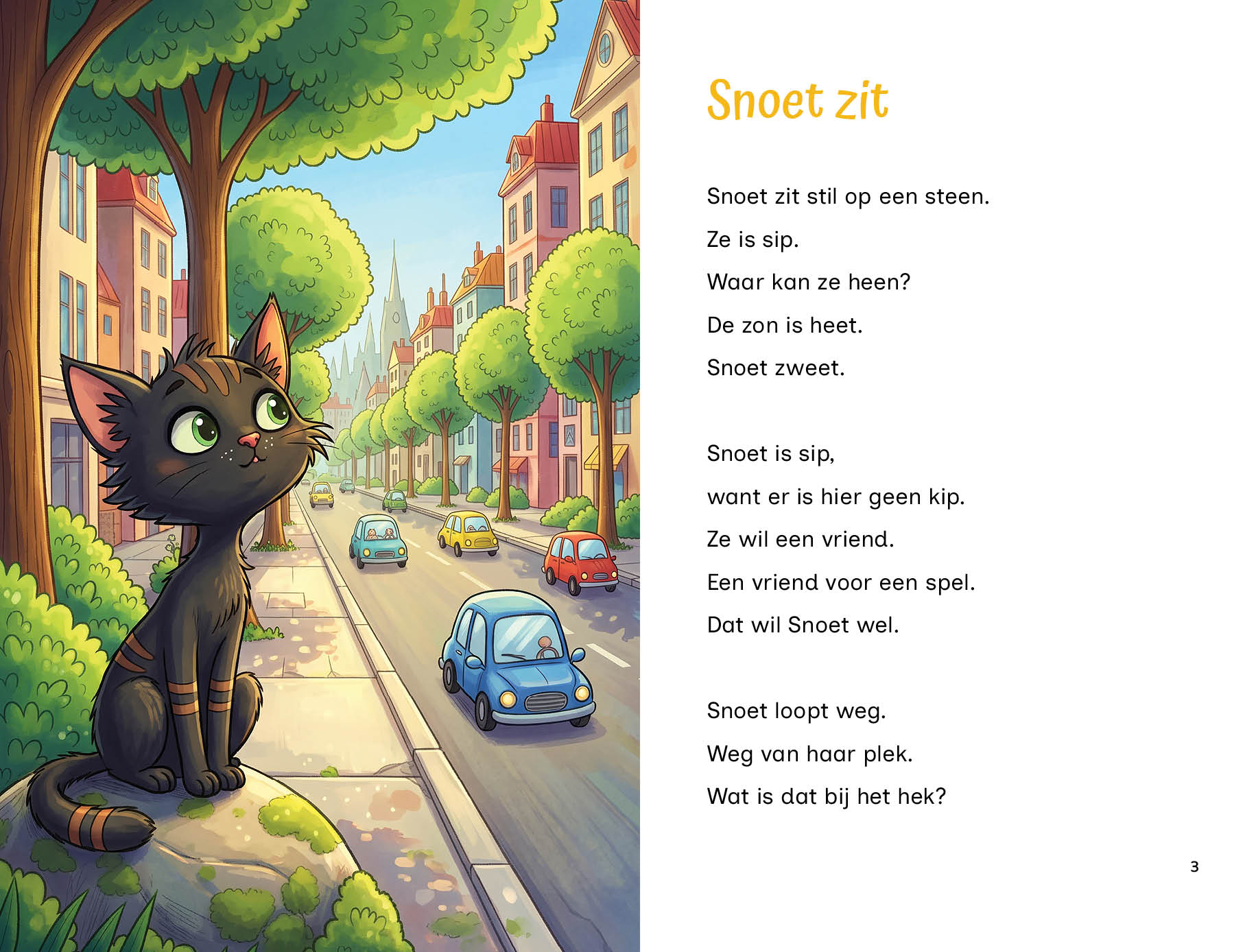 Snoet en het spook - avontuurlijke boekjes voor eerste lezers en kinderen met dyslexie. E3