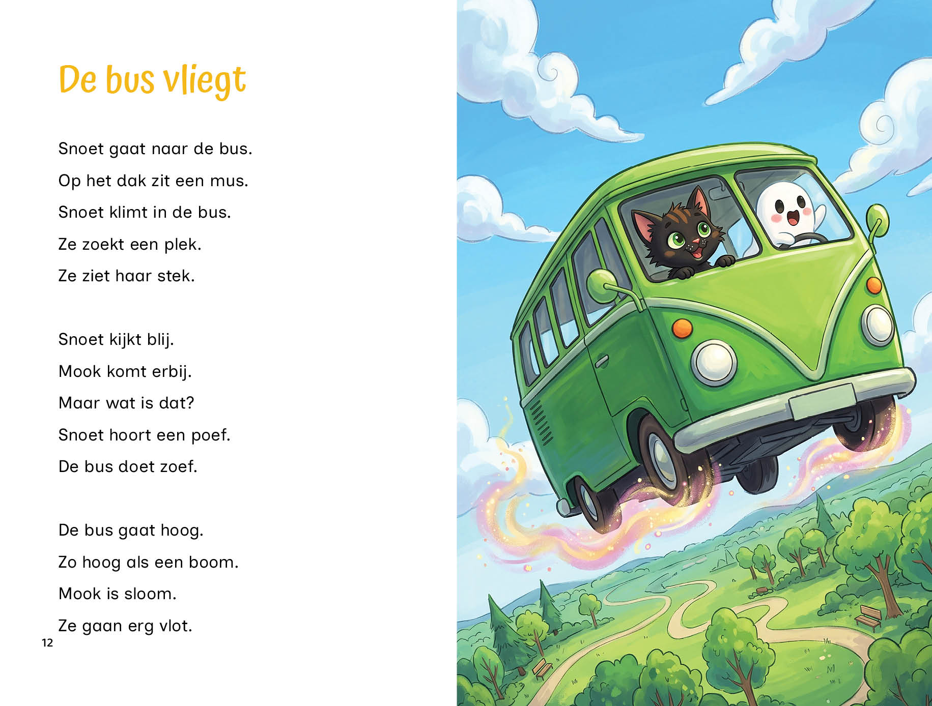 Snoet en het spook - avontuurlijke boekjes voor eerste lezers en kinderen met dyslexie. E3