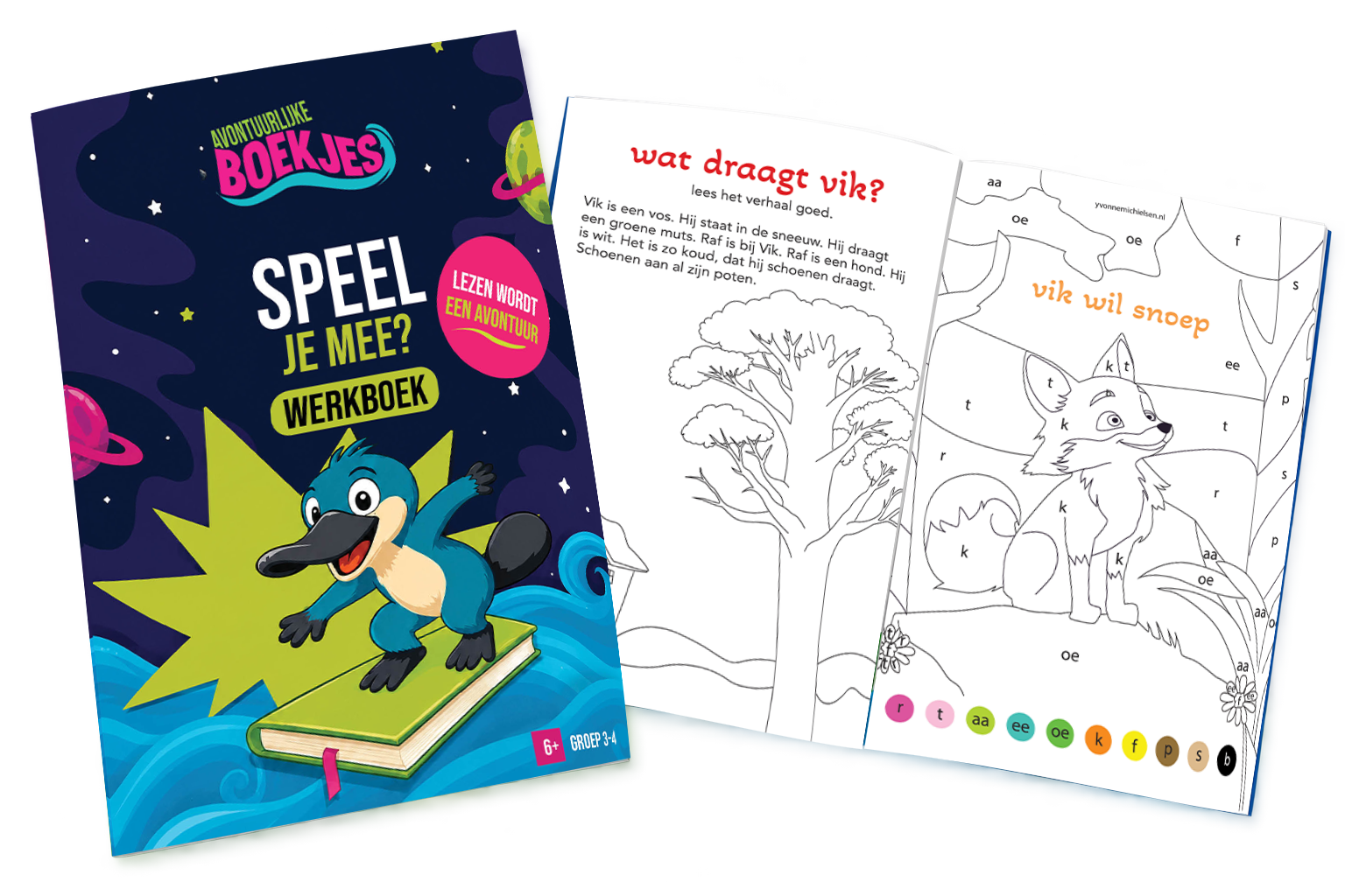 Avontuurlijke boekjes voor eerste lezers - werkboek